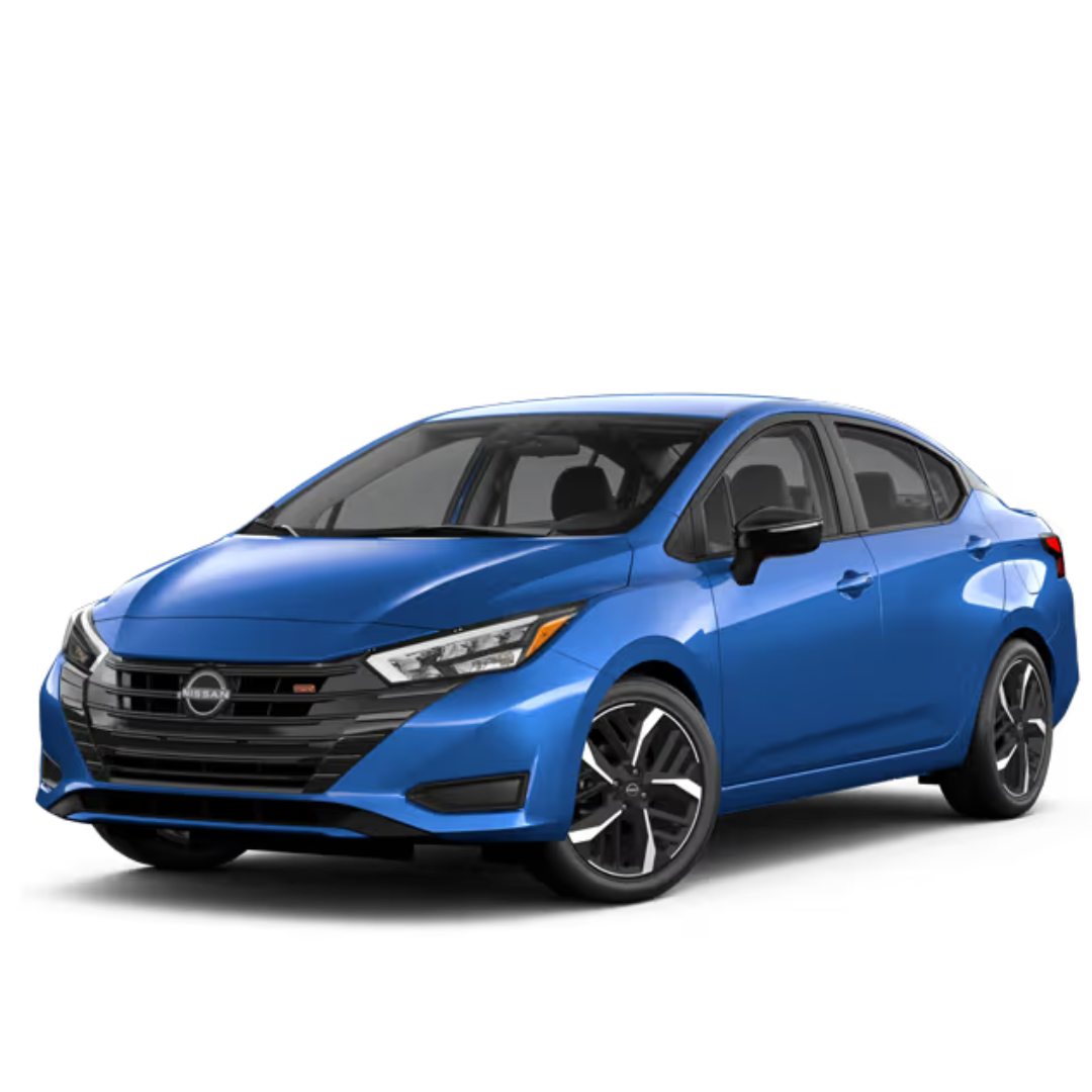 Blue Quick Rental Car